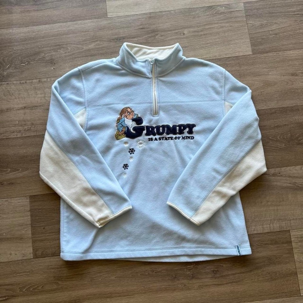 Disney Snow White Grumpy Quarter Zip Fleece